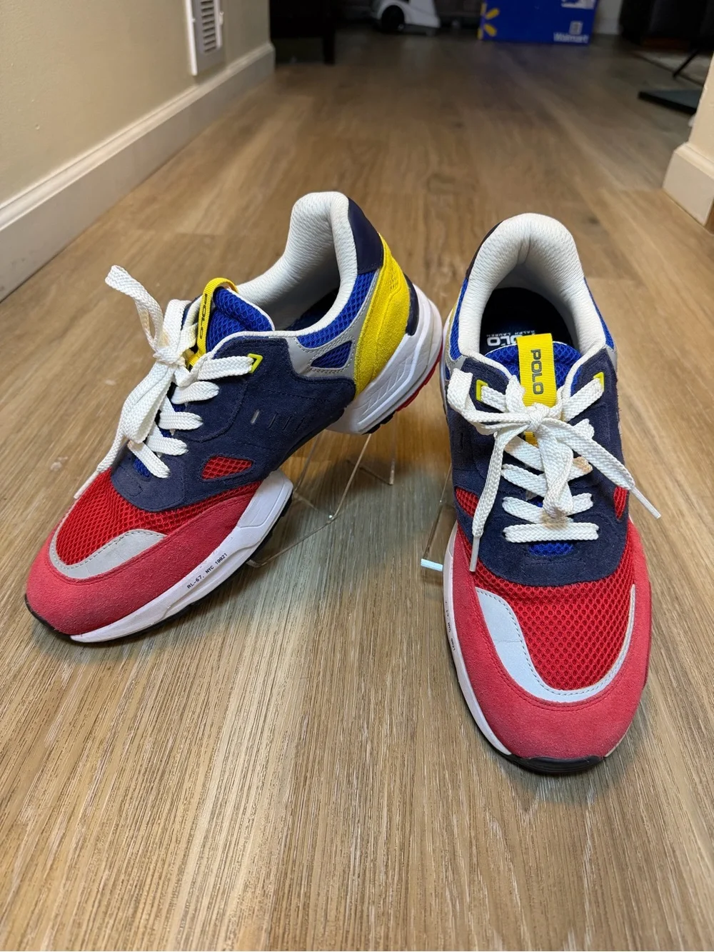 Polo Ralph Lauren Men’s Size 11 Multicolor Leather Suede Sneakers